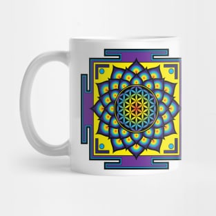 Flower of Life Mandala Mug